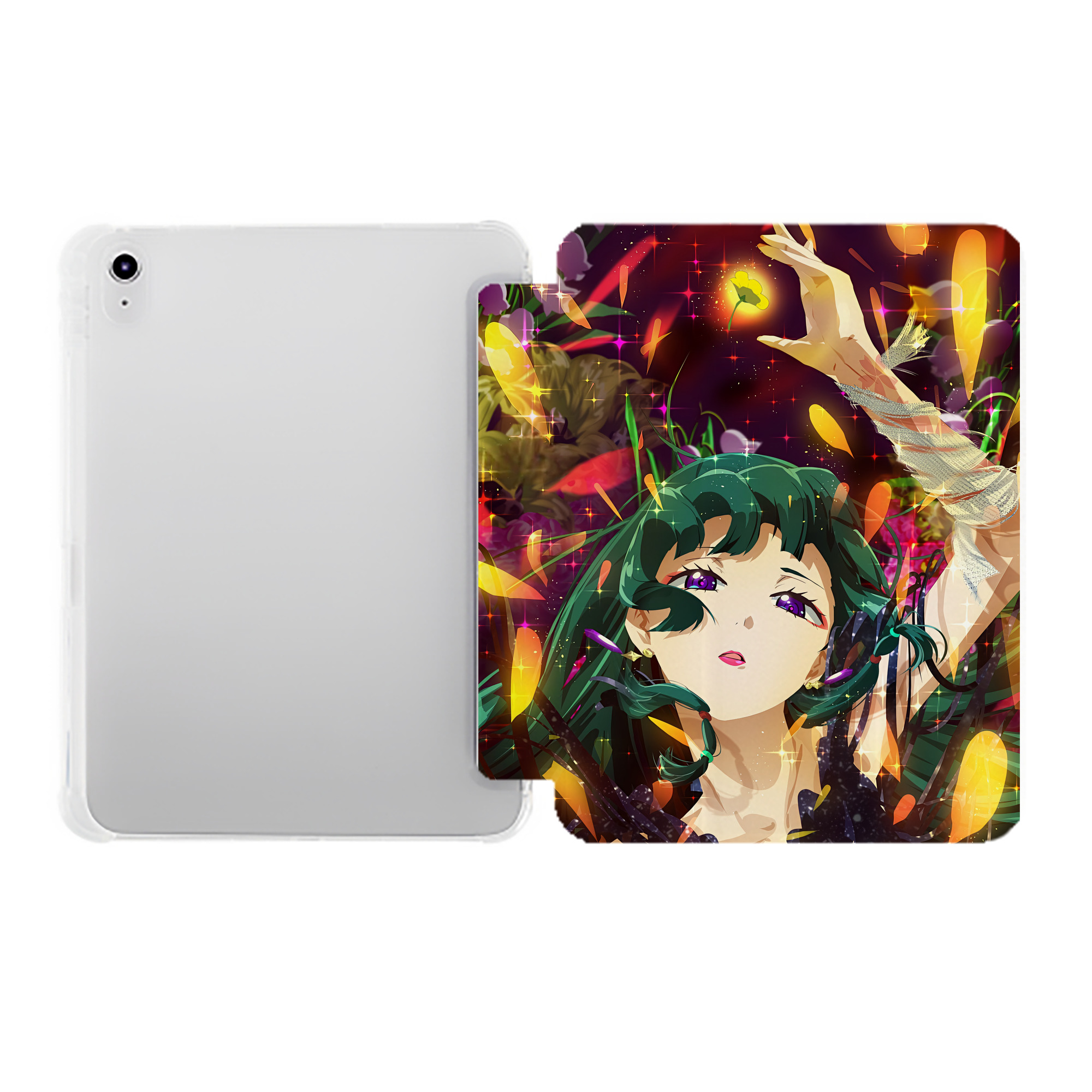 （画像用） 薬屋のひとりごと The Apothecary Diaries IPad ケース ペン収納付き 三つ折りスタンド PUレザー×シリコン 対応機種9.5/10.5/10.9インチ